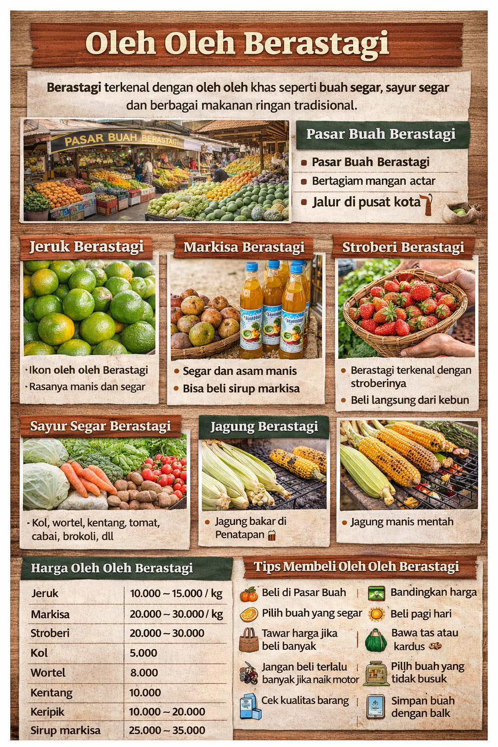 Oleh Oleh Berastagi: Daftar Oleh Oleh Khas Berastagi, Harga dan Tempat Membeli - Berita Wisata Berastagi