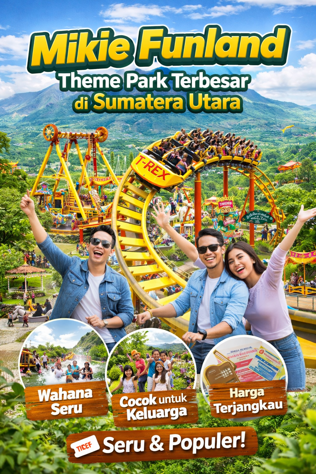 Mikie Funland Berastagi – Theme Park Terbesar di Sumatera Utara yang Wajib Dikunjungi di Berastagi